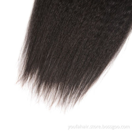 Wholesale Kinky Straight Hair bundles, Cuticle Aligned Yaki Hair Bundles, 100% Real Virgin Brazilian Human Hair Bundles